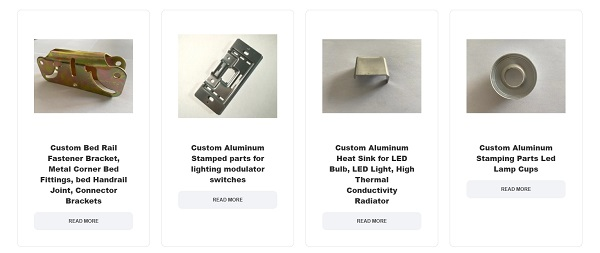 Metal stamping parts examples